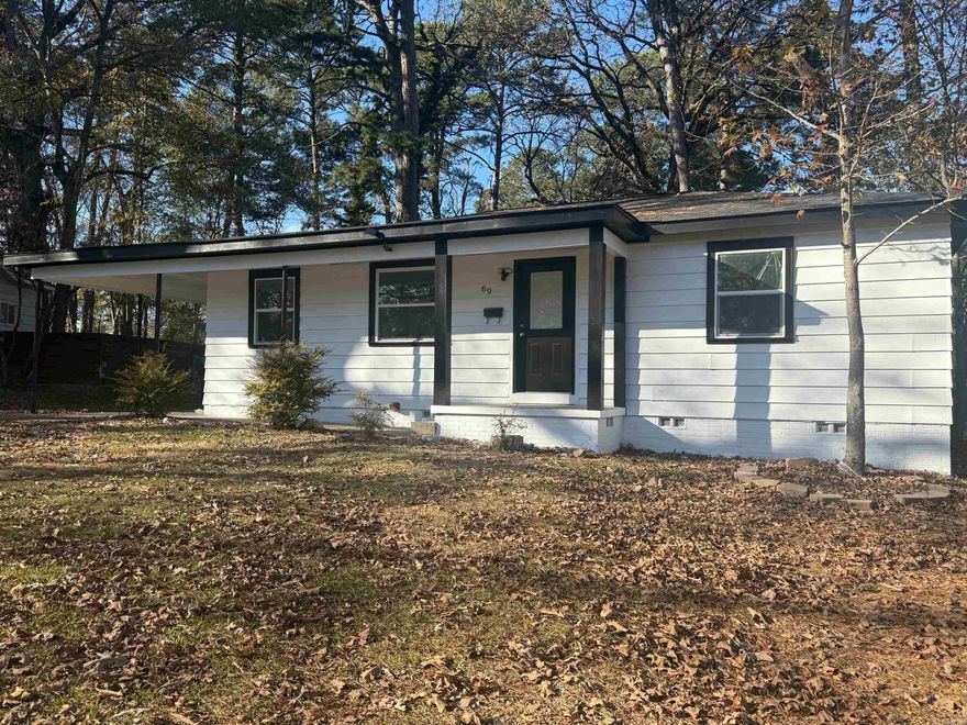 The perfect starter home, centrally located for easy access to everything!  If you want a new home without the new home price, this is it! New roof, new windows, new flooring, new plumbing, new cabinets, new counters, new HWH, new HVAC to include new duct work, new lighting, the list goes on! Everything a new home has with the exception of the high price!