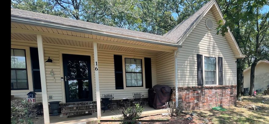 This charming 4BR/2BA features a covered front and back porch. Updates to home include: wider baseboards, Upgraded interior doors, outside a/c unit (approximately 5 years ago), inside heat unit (approximately 10 years ago), roof (approximately 12 years ago), interior paint (2 years ago), Popcorn ceilings (removed 2 years ago), Added front sidewalk from driveway (2 years ago), Flooring (2 years ago), Added covered deck (1 year ago), stove, dishwasher, and microwave (updated in last 2 years)