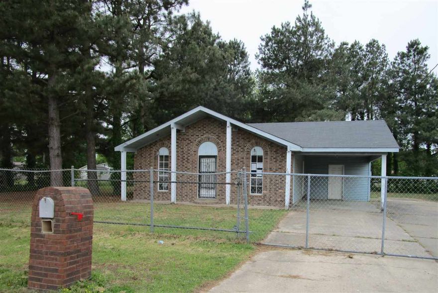 Ranch style 3 bedrooms, 2 bath home features single carport, large yard, 6' chain link fence. 1230 square feet-information of gross living area above grade is from the FHA Appraisal and is deemed reliable but not guaranteed.