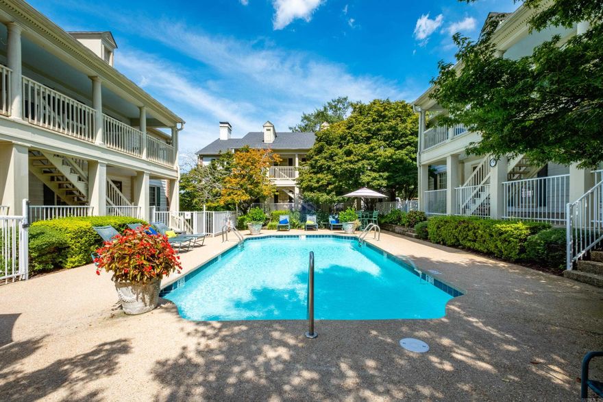 Beautifully updated Linden Court Condominium, perfectly located in the heart of mid-town. Minutes from shopping, top-rated schools, hospitals, and easy interstate access. This second-floor unit offers serene views of the beautifully landscaped courtyard and swimming pool area from your front porch and unwind on the private back balcony. With new LVP flooring, plush new carpet in the bedrooms, fresh paint, new kitchen appliances, HVAC new in 2023, recent roof replacement by the HOA, this condo offers both convenience and comfort. The living room's soaring ceilings create an open, airy feel, while the primary suite includes two spacious walk-in closets. Walk to local favorites like Big Orange, The Container Store, and all the charm of Hillcrest just blocks away—this is one you don't want to miss this great opportunity! *Agents, please see remarks*