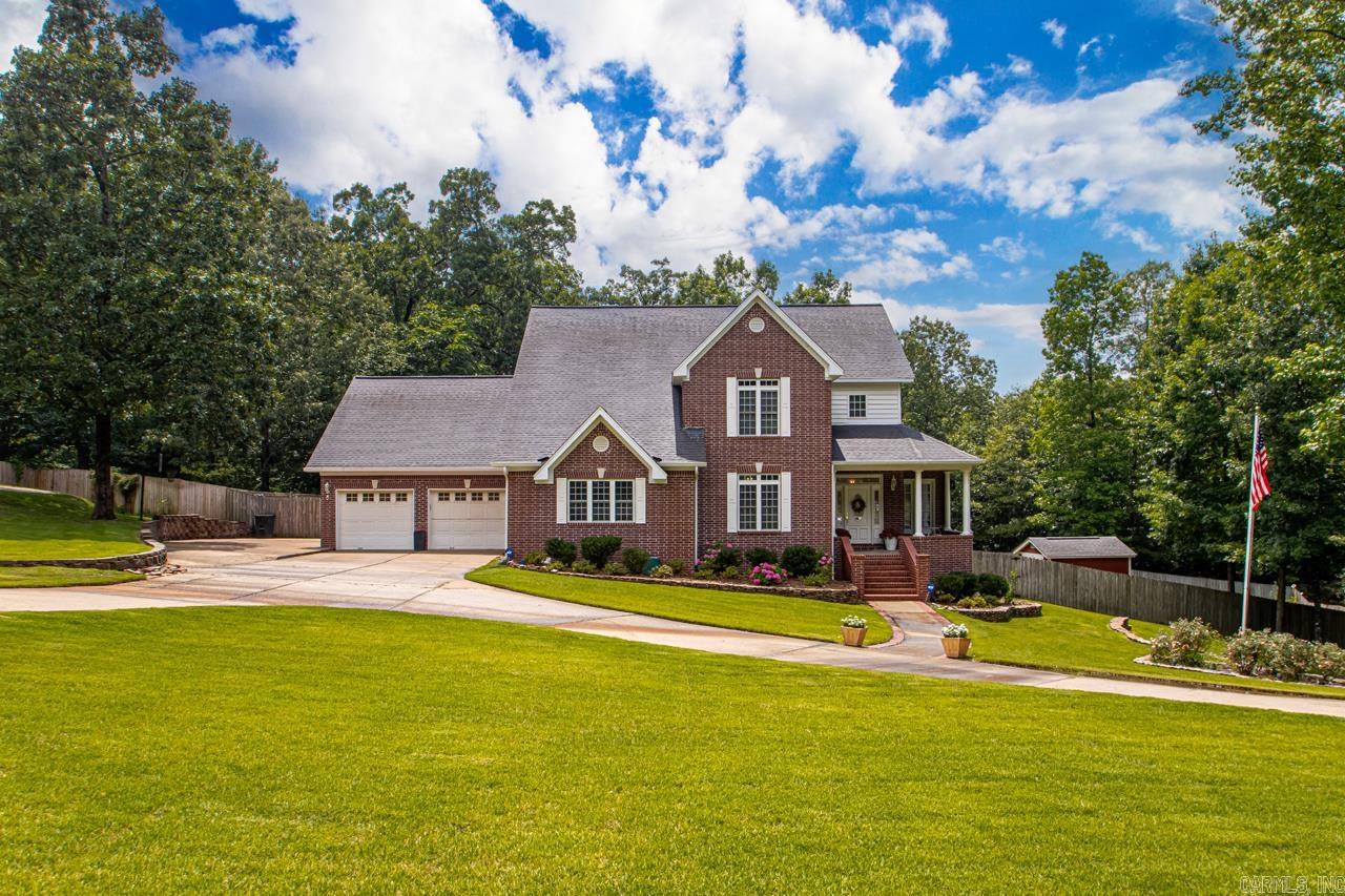 This timeless .066 acre property is convenient to town, yet a tucked away hidden gem. Immaculate yard, welcoming entry with a circle drive and 3 car garage. The classic, traditional home features 3600 sf and includes 4 large bedrooms, 2 updated full baths, 2 half baths, chefās kitchen, family room, an office, sunroom, formal dining room/ living room, walk-in laundry room, an upstairs landing for kids entertainment area, workshop in the basement and storage galore! The stunning updated kitchen is to die for. The kitchen opens up to a cozy nook that could be used as a great spot to sip your morning coffee or have breakfast in the large sunroom overlooking the pool. The master bath has also been updated beautifully. Donāt miss the attention to details in the family room. The formal dining/ living room features a gas fireplace perfect for a warm, inviting place to entertain guests. And speaking of entertainment, the backyard of this property is a showstopper! Beautiful flagstone patio and fire pit area, dreamy pool, and plenty of room for yard games or gardening. This is going to be a place where when the kids are grown, they are going to want to come back āhomeā for the holidays.