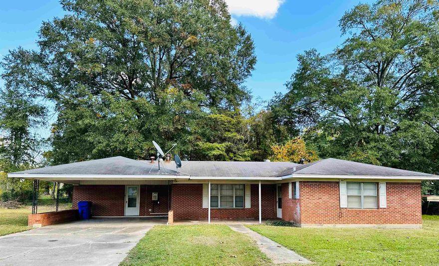 Spacious 3 bedroom, 2 bath home listed in Huttig.  Home is being sold "AS IS".