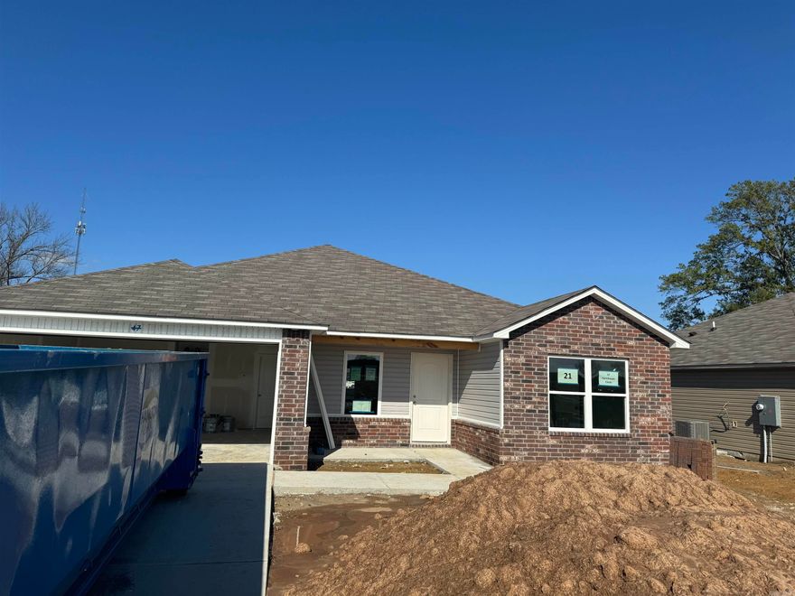 The Kinsley II plan is a fan favorite. This spacious 4-bedroom, open concept home boasts a large Master Bedroom and an open, airy Great Room. Tour it today!   Valuable upgrades included in this home: 60" fiberglass standup shower (no enclosure) in Master Bath, plumbing faucet upgrade 2, 8" deep Kitchen sink, flush laminate bar top in Kitchen, Luxury Vinyl Plank flooring in wet areas and Living Room and adjacent hallways, raised ceilings in Living Areas per municipal requirements, fiberglass exterior doors, Cheyenne style doors, back door half lite, baseboards level 2, LED disk lights in Kitchen and Master Bedroom, full sod, stainless steel appliance package.         $50 initial assessment due at closing.  *** AGENTS, SEE SHOWING REMARKS OR AGENT REMARKS FOR VERY IMPORTANT INFORMATION. ***  THIS HOME IS SCHEDULED TO BE COMPLETE IN MID NOVEMBER.