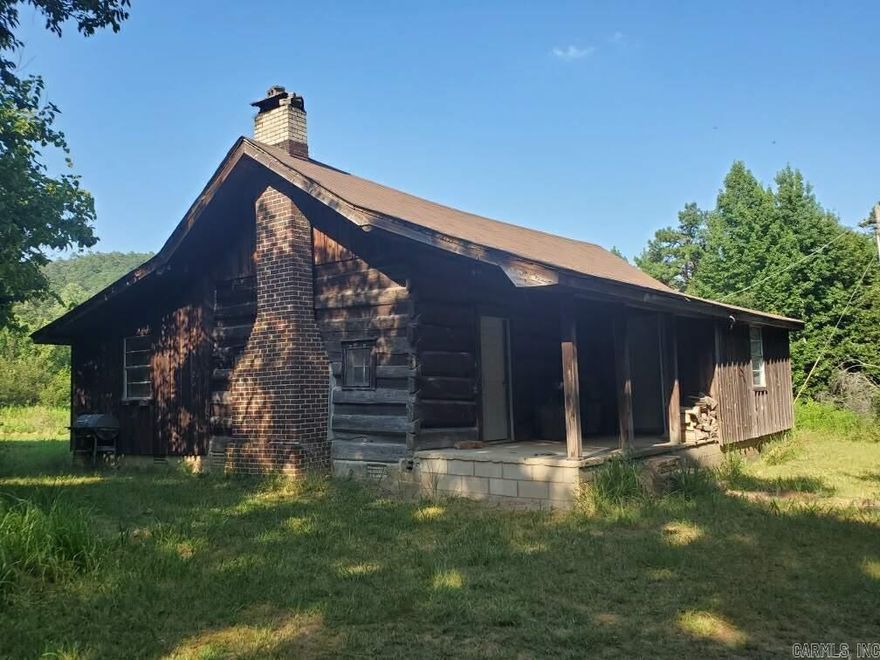 Heart of Shady is the location for this older log cabin. Well & Electricity. Joins National Forest. Owner selling "as is".  Pond and Mountain views.