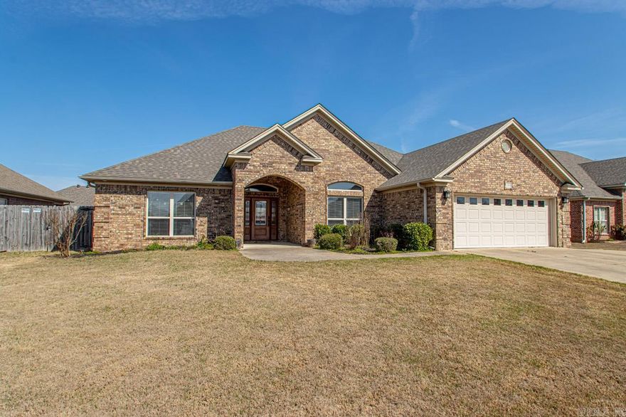 You will Swoon over this Four Bedroom Two Bath Home in the Beautiful Lakewood Subdivision in Cabot School District. The custom cabinetry and oversized pantry are a chef's dream. You not only have a separate breakfast area and bar you can also enjoy the dining area to entertain friends and family. The gas fireplace will be a great gathering place in the oversized living area featuring wood floors and tall ceilings. A covered back patio, fully fenced yard and extra parking area await you outside. The garage is set up with 220 Volt for those with electric cars. New roof 2024.