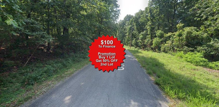 Buy one lot and get 50% off an additional lot! Owner-finance for easy terms. Cash buyers can pay by debit or credit card as well. Nice lot to develop or hold for future value. Public water and electric are available to run to property and will need septic. Owner/agent. No mobiles allowed. 1000 minimum build size on any other type of home, depending on subdivision. Finance is $100 down and 10 months at $99 and closing costs are included. Lots marked with red banner are part of promotion. No limit on lots. Buyer responsible for any/all taxes and lots sold "as-is". Quit claim deed conveys. Parcel ID# 355-19732-000