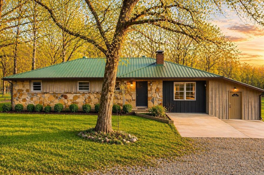 FULLY UPDATED HOME ON ACREAGE IN WEST LITTLE ROCK!! This home features 3 bedrooms and 2 fully updated bathrooms with custom tile showers, PLUS an office or bonus room. Fresh paint and LVP flooring run throughout the home. The open kitchen offers granite countertops, stainless steel appliances, and a spacious breakfast area. The living room features a wood-burning fireplace with a brick hearth and abundant natural light. Step outside to a huge covered back porch overlooking the flat backyard with mature trees and a chicken coop. If you enjoy watching deer but want the convenience of being just minutes from the highway, this one is for you.