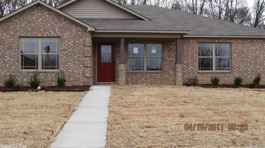 This 1598 sqft all brick home; tile in all wet areas; hardwood in living areas; granite countertops with stain steel appliances in the kitchen area; master bath feature jetted tub with separated shower and bronze fixtures throughout. This home is a much see.