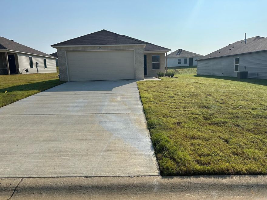 The sweet Carlie II plan uses every square foot of space in a clever way. The attractive offset front door welcomes you into a wet area entry perfect for dripping umbrellas and wet shoes. Bedroom 2 is set to the front of the house which makes it perfect for use as a bedroom, craft room, office and more! Come tour this home today!   Valuable upgrades included in this home: soaker tub/shower combo in Master Bath, plumbing faucet upgrade 2, 8" deep Kitchen sink, gas furnace upgrade, door bell, crown on Kitchen cabinets, full width single vanity with cabinet stack in Master Bath, Luxury Vinyl Plank flooring in wet areas and Living Room and adjacent hallways, raised ceilings in Living Areas per municipal requirements, fiberglass exterior doors, Cheyenne style doors, baseboards level 2, 25in wide attic stairs, LED disk lights in Living Room, full sod, stainless steel appliance package.    *** AGENTS, PLEASE SEE SHOWING REMARKS OR AGENT REMARKS. ***  THIS HOME IS SCHEDULED TO BE COMPLETE IN EARLY JULY.