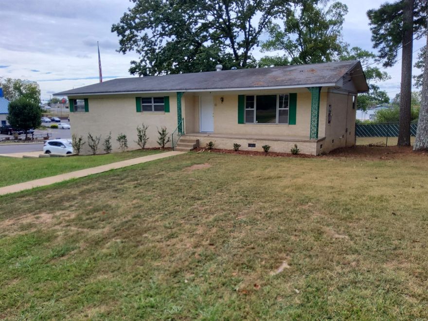 Large, city home with many updates has been lovingly maintained and is conveniently located near shopping.  It is situated on two lots with a fully fenced backyard.  The home has three large bedrooms and two baths on the main level with a game room or office on the lower level with 1/2 bath.  With over 3000 square feet, this home is priced to sell.