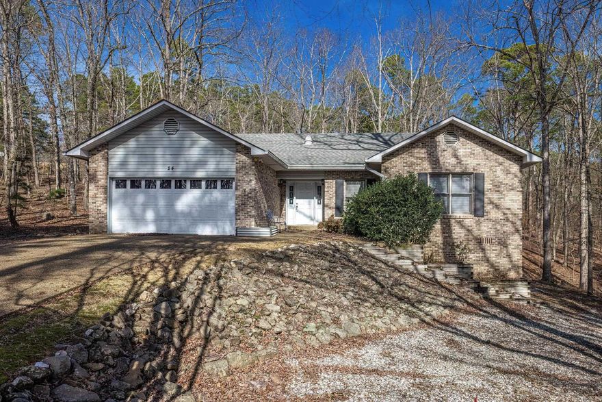 Great private location on the West Side and only minutes from the West Gate. Enjoy peace and quiet on the back deck. This cozy 3 bedroom , 2 bath home is located at the end of the street in a Cul de Sac with only one other home across the way. Nice curb appeal with a flat driveway and 2 car garage. Front of home is brick and the sides and rear are vinyl siding. Nice deck and fenced in back yard. HVAC system has just been serviced in August, 2024. There is a service contract in place. Interior has a open living/dining area with a fireplace. Fireplace recently cleaned. Primary bedroom apart. Solid surface flooring in living area and carpet in bedrooms. Upgrades include new kitchen countertops, new backsplash, custom interior paint, new tile around fireplace, new ceiling fans and rebuilt back deck. Seller Property Disclosure online. One hour notice required for all showings.