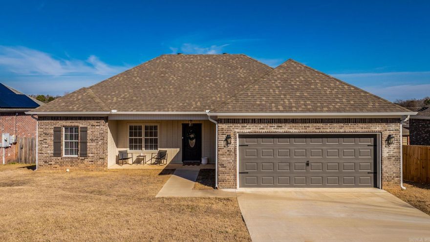 Built in 2024 and beautifully maintained, this single story home offers crisp, clean finishes throughout, the feel of new construction and the comfort of a move-in ready space.  Filled with natural light, the open living area creates an inviting atmosphere with a thoughtfully designed floor plan.  The private primary bedroom is set apart from the two guest bedrooms and includes an en-suite bathroom with soaker tub, walk-in shower, dual vanity and walk-in closet.  You'll find a quiet setting with flexibility for an easy commute to Conway, Little Rock and North Little Rock.  Nearly new, well-cared for and ready for its next owner - this is an opportunity to enjoy the benefits of a newer home without the wait and delays of building new! Square footage is approximate - measuring encouraged.