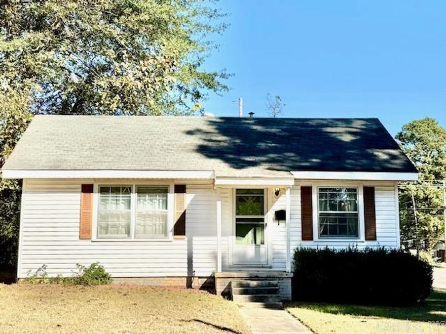 Charming 2-bedroom, 1-bath home offering 768 square feet of comfortable living space. This well-maintained property features a cozy layout and a beautiful detached shed with a metal roof and concrete slab—perfect for storage, hobbies, or a small workshop. Centrally located in Arkadelphia, this home provides easy access to local schools, shopping, and dining. Ideal for first-time buyers, investors, or anyone seeking a low-maintenance home in a convenient location.