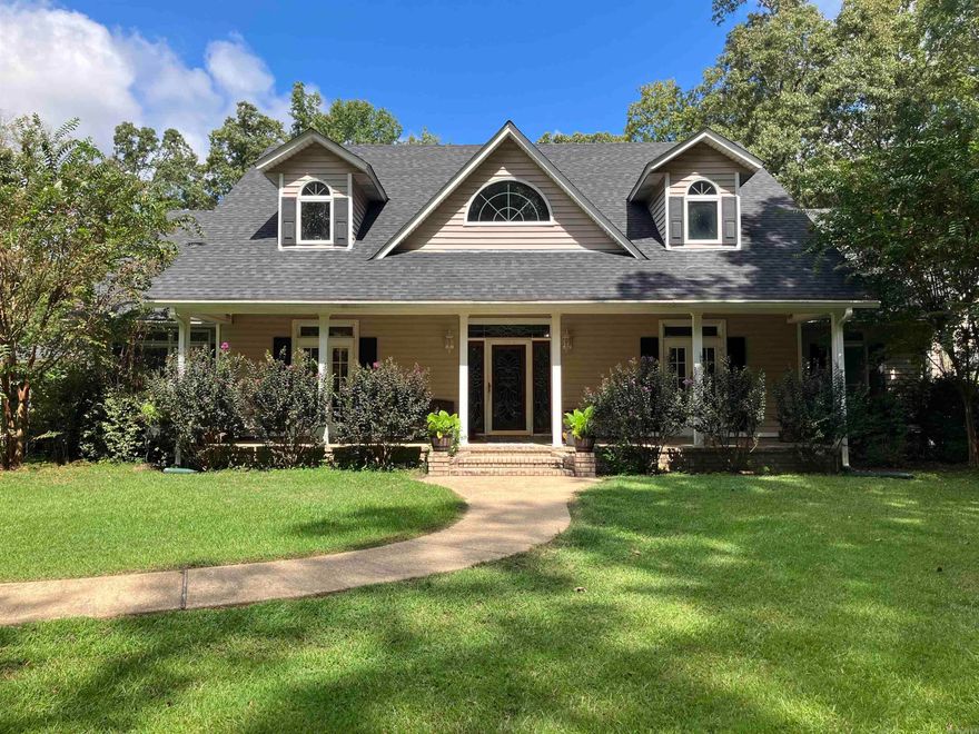 The one you’ve been waiting for! This stunning 2-story home offers 4 bedrooms and 4.5 bathrooms, all with newly remodeled bathrooms. Inside, you'll find fresh paint, new flooring, a formal dining room, living room, den, sunroom, breakfast nook, and a versatile room that could be used as an office or game room. The spacious kitchen features brand new double ovens, a new dishwasher, and a pantry. Cozy up by one of the three fireplaces located in the living room, master bedroom, or den. Outside, relax in the in-ground pool or entertain on the back deck. The 600 sq ft guest house provides additional space with a full kitchen and bathroom.The 18 acre property offers a variety of outdoor amenities, including a 34x40 shop, barn with stalls and tack room, 3 pastures, stock pond, well, RV hookup, chicken coop, and fruit trees. As an added bonus, Starlink internet is available. This peaceful rural setting also features a detached 2-car garage with a walkway to the house and a gazebo. Recent upgrades include a new roof (2021), newer water heaters, and newer HVAC. If you’re seeking more space or the country lifestyle, look no further. Agents, see remarks.