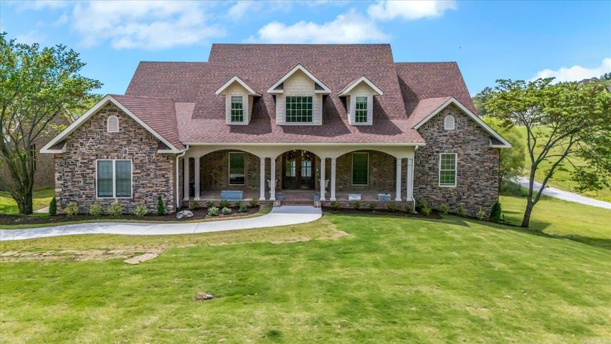Just beyond the Jonesboro city limits, this private five-acre retreat blends thoughtful design, modern comfort, and peaceful country living. Surrounded by open fields and mature trees, the custom-built home offers four bedrooms, five full baths, two half baths, and a layout that perfectly balances elegance and functionality. The main level features hardwood floors, vaulted ceilings, custom built-ins, and a cozy gas fireplace. The kitchen is a cookās dream with an oversized island, gas range, stainless appliances, granite countertops, and direct access to the sunroom and deck overlooking a tranquil pond. The primary suite provides a relaxing escape with a soaking tub, walk-in shower, dual vanities, and ample storage. Two additional en suite bedrooms are on the main floor, plus an upstairs guest suite for added privacy. The walkout basement offers a media room, full bath, covered patio, and a dedicated safe room. A newly finished flex space off the three-car garageāwith its own entrance and overhead glass doorāadds endless possibilities for a gym, studio, or guest quarters. Rarely does a property combine craftsmanship, acreage, and convenience like this one.