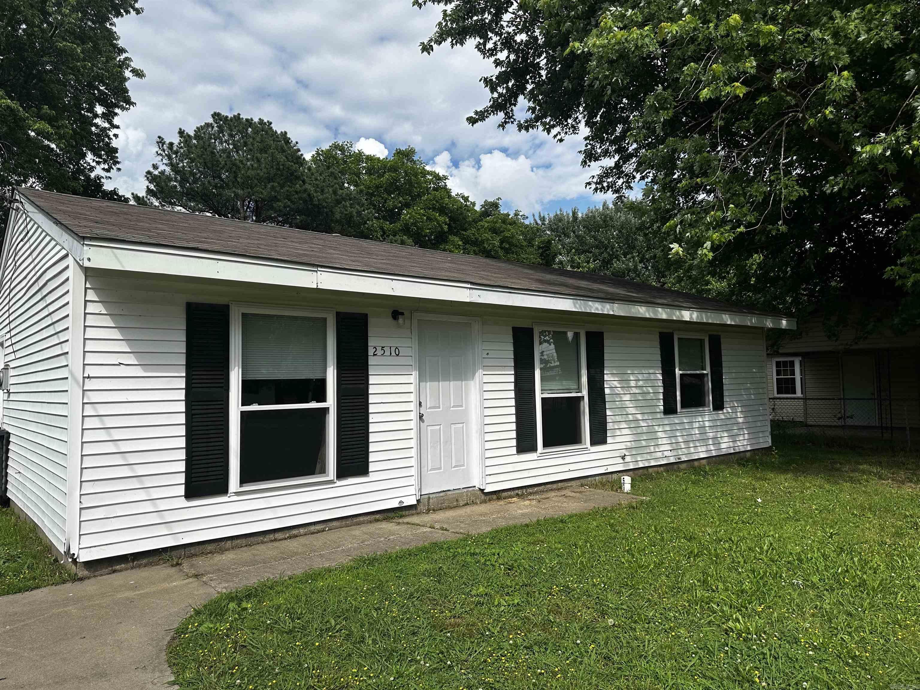 Ranch-style starter home with new paint, new tilt-out windows, and new flooring throughout. The kitchen has new cabinets and a gas range. Also new are the heating and cooling units and the water heater. Call today to see this cute home. Home is in the process of being remodeled.