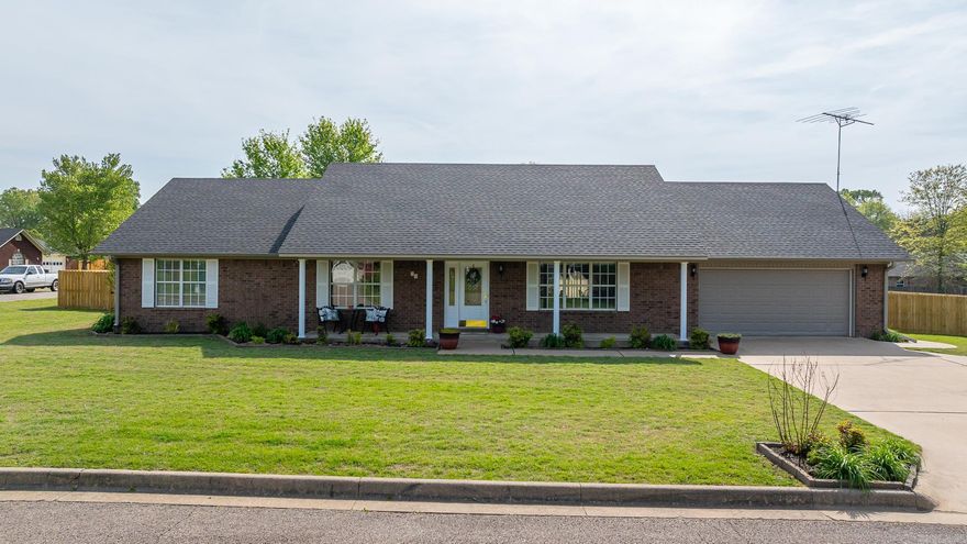 Welcome home! Back on market at no fault to seller. 3 bed 2 bath home in a great location! Corner lot on .62 acres with newly fenced in backyard. Large kitchen, dining area, and living room. Tray ceilings in living room and master bedroom. Master bathroom features jetted tub with his & her sinks. Heated/cooled separate room in garage currently being used as an office. Huge outbuilding with electricity, work bench, and loft storage.  Quiet street with little traffic, 2.2 miles from Clarksville Schools and ABC children academy located at entrance to subdivision. New roof 2019, new HVAC 2018, new fence 2024, new LED recessed lights 2023. Schedule your showing today!