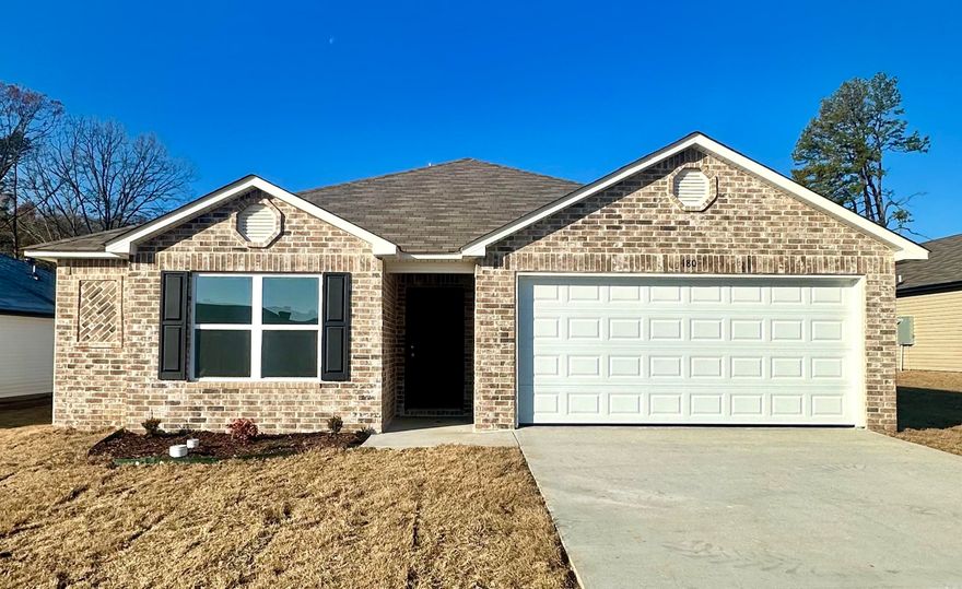 The Magnolia is a super convenient open concept plan. It comes with a lovely covered back patio. Come check this home out today!  Thoughtful upgrades included: 60" fiberglass standup shower (no enclosure) in Master Bath, Bathroom 2 toilet upgraded to elongated, Master Bath toilet upgraded to elongated and comfort height, plumbing faucet upgrade 2, 8" deep Kitchen sink, 50 gallon water heater, full width single vanity with full cabinet stack in Master Bath, 16" laminate bar top in Kitchen, Luxury Vinyl Plank flooring in wet areas and Living Room and adjacent hallways, raised ceilings in Living Areas per municipal requirements, fiberglass exterior doors, Cheyenne style doors, baseboards level 2, 25in wide attic stairs, LED disk lights in Kitchen, full sod, microwave hood in Kitchen.       THIS HOME IS SCHEDULED TO BE COMPLETE IN LATE DECEMBER.   ***AGENTS: PLEASE SEE AGENT REMARKS AND/OR SHOWING REMARKS FOR VERY IMPORTANT INFORMATION.***  PLEASE NOTE: The mailing address for this property is Cabot. The city that governs this neighborhood is Ward. The community is located in the Cabot School District.