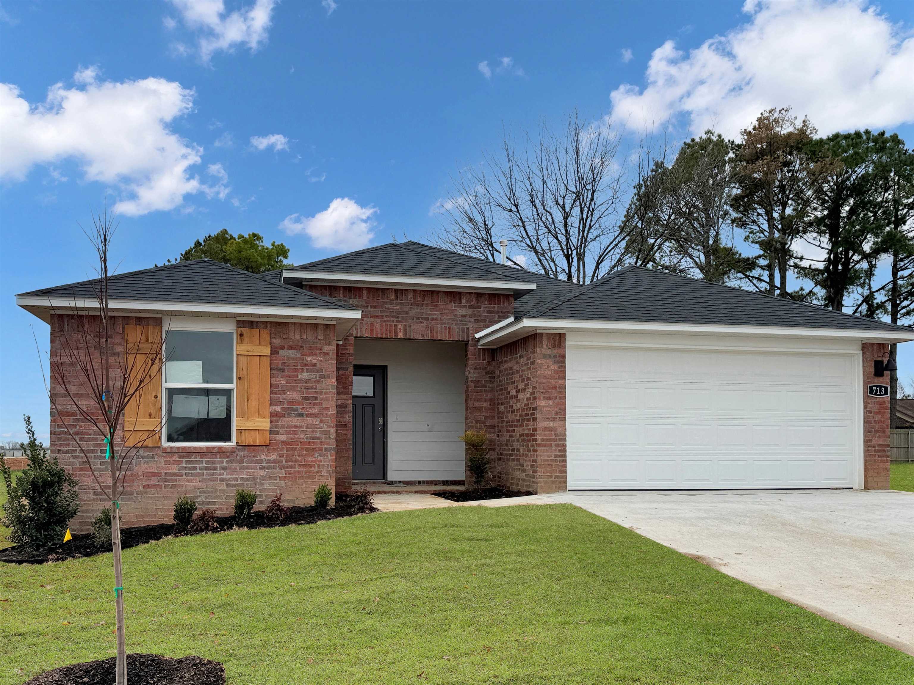 Delightful Denton plan in Ridgefield Subdivision located in Searcy, AR! These new construction homes feature modern finishes for comfortable living! Each home has LVP flooring in the entry, living room, kitchen, bathrooms, and laundry, with carpet in all bedrooms. In the kitchen and bathrooms, you’ll find beautiful quartz countertops and 36-inch upper cabinets. In the primary bathroom, you’ll find a walk-in shower and a quartz double sink vanity! Each home will have 4-sides brick with Hardie® siding per plan. Each home comes with a programmable thermostat! 10-year limited Homebuyer’s Warranty! All photos are stock photos, representative of plan only and may vary as built.