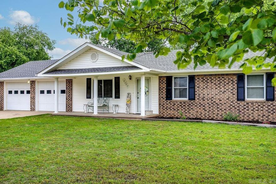 One-level 3 bedroom, 2 bath home situated on a spacious 0.75-acre lot in the established Clearview Subdivision in Southwest Jonesboro. This property features a fully fenced backyard with a large gate for convenient boat or RV storage, plus a 10x20 workshop/storage shed. Inside, you'll find LVT flooring throughout, a large 8x13 laundry room, open-concept living and dining area, and a custom tiled walk-in shower in the primary suite. The property also includes a 2-car garage/shop with added parking space for extra vehicles and toys! Additional updates include a newer roof, hot water heater, and expanded Laundry area/mud room. The oversized patio and backyard are ideal for entertaining, pets, or adding a future pool. Located in a quiet southwest Jonesboro setting with minimal through traffic, yet just minutes from the Valley View School campus and new shopping and dining developments nearby. Privacy, convenience, and move-in ready. Schedule your tour today!