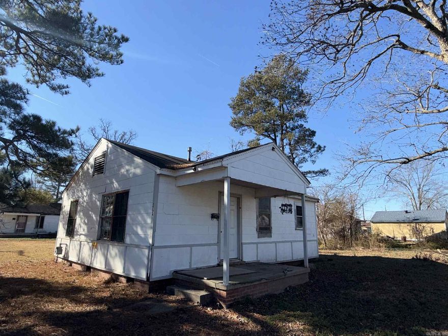 2 bedroom 1 bath home offering a great opportunity for investors or buyers seeking a renovation project. Property is in need of extensive repairs and updates throughout. Sold as-is. Owner financing available with acceptable down payment and terms. Ideal for rehab, rental, or value-add investment.  Property will be conveyed with a limited warranty deed.  AGENTS SEE REMARKS