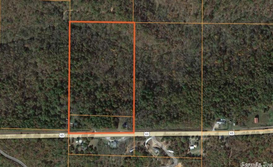 20 Wooded acres located on Hwy 65 N Saint Joe Arkansas Searcy County  Utilities are at the road. Seller Will Finance