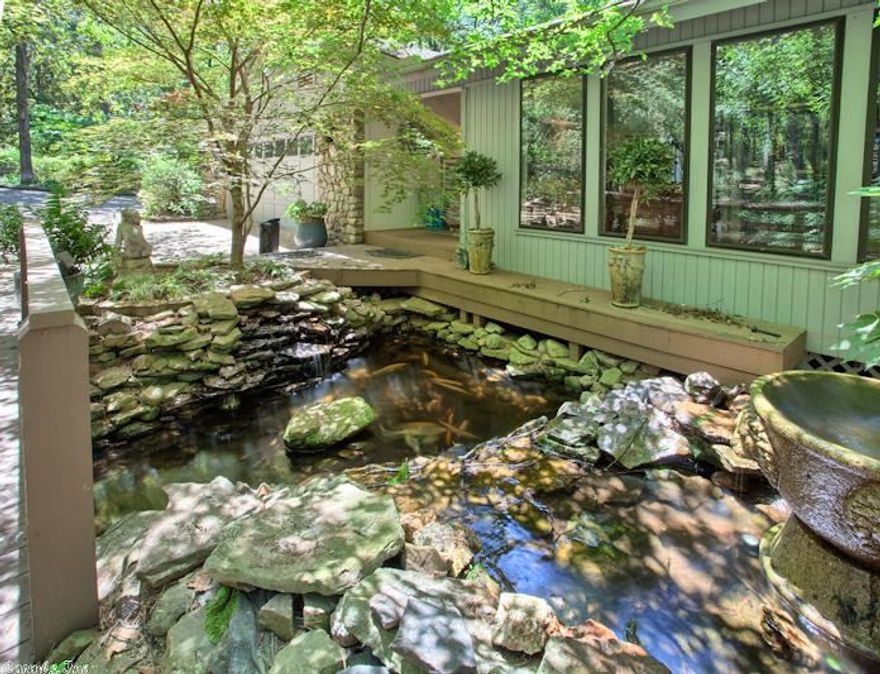 Open floor plan. Tons of windows and natural light.  Overlooks Pleasant Valley Golf Course.    Yard completely landscaped with over 200 varieties of hosta. Collection of ferns. Large Japanese Red Maples,  dogwood, and a Mary's Garden.  Walk ways thru out property.  Landscape designed w/ perennial plants so you never have to replant. Lovely pool.   Office could be made fourth bedroom.  Surround System throughout house with adjustable volume control in each room.  Large storage room in garage 6x20