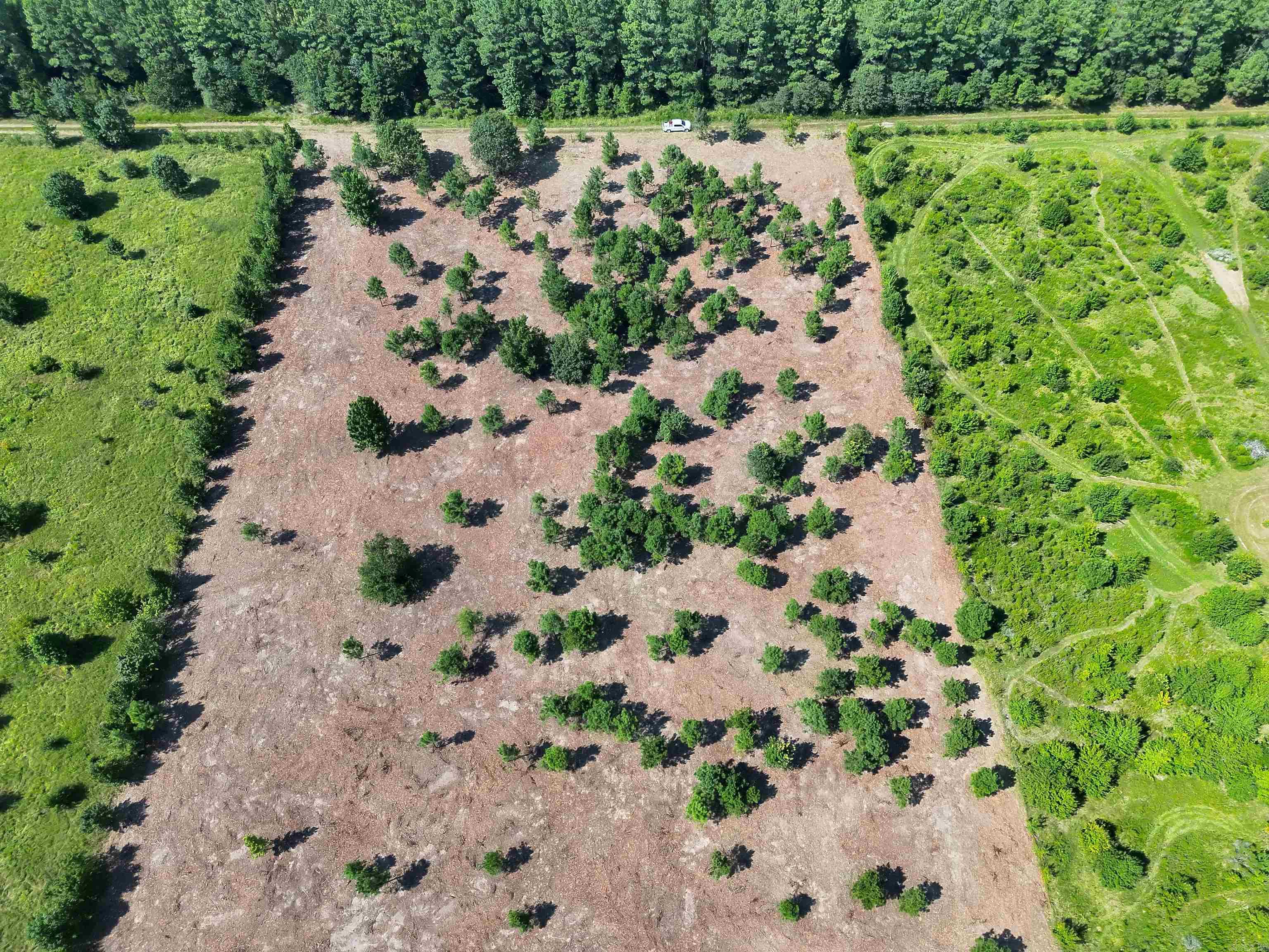 This offering presents a mostly cleared, buildable tract of rural acreage suitable for residential or recreational purposes. The property includes deeded legal access, ensuring an established route for entry and exiting the parcel. The land has been cleared and cleaned, providing a prepared surface for installing a dwelling or other improvements. Utility access is available, providing connection options for electricity, water, or other services, subject to local utility provider terms and requirements. The property's terrain is described as open, flat, and cleared, facilitating straightforward site development. Wildlife is abundant, aligning with expectations for a rural Arkansas setting and offering potential for those interested in outdoor recreation or hunting land designation. No promises or guarantees are made regarding wildlife behavior or frequency. This tract offers flexibility for use. Owners may pursue residential construction, placing a home per applicable zoning ordinances and building codes. Alternatively, the acreage may serve as hunting land or a private recreational retreat. Each use is subject to permitting and local regulations. Before development or other use, bu