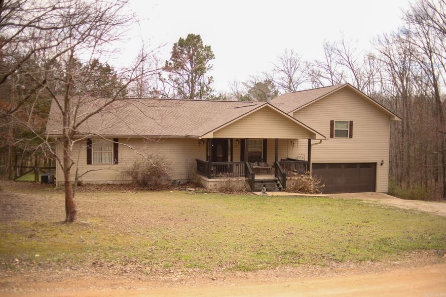 Welcome to this cozy 3 bed, 3 bath home nestled right here in the Ozarks. Less than 10 minutes from the historic downtown Mountain View known for its rich folk music, and welcoming community. My favorite features of this home include the master bedroom with vaulted ceilings and a balcony for morning coffee, the master bath with its soaker tub, tiled shower, and walk-in closet, and the bonus sunroom which has endless possibilities. Enjoy the nature view from the large deck overlooking the fenced in back yard. Roof was replaced a year ago. There are two waters heaters and two AC units, one was just recently replaced and the other is less than 10 years old.