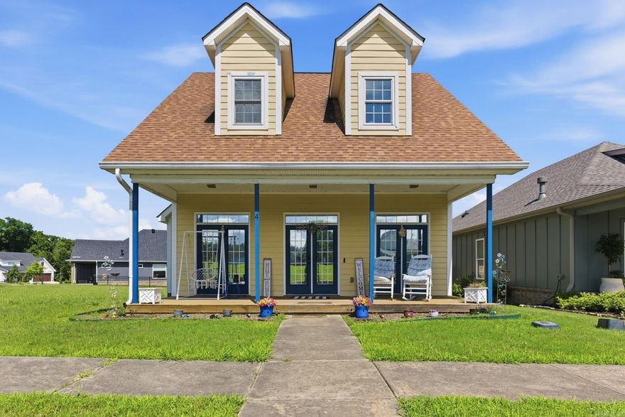 Welcome home to this charming Craftsman-style cottage in the highly desirable Midtown neighborhood of Bryant! Featuring beautiful luxury vinyl plank flooring, this thoughtfully designed home offers 3 spacious bedrooms plus a versatile bonus room that can serve as a 4th bedroom, home office, playroom, or flex space. The primary suite is conveniently located on the main level and features direct access to the laundry room for added convenience. You'll appreciate the abundance of storage throughout the home and the low-maintenance zero lot line lifestyle. Step outside your front door and enjoy easy access to the neighborhood's fantastic community pool located directly across the street. Combining character, functionality, and an unbeatable location, this home is one you won't want to miss!  Bonus: Seller is offering a $10,000 credit with a reasonable offer to go toward closing costs, updating floors, or whatever you need!  *Agents See Remarks