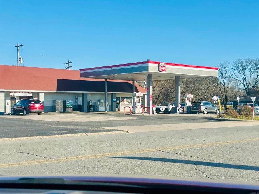 Rare opportunity to own your own established convenience store and gas station in the heart of Conway. Corner location in high traffic area with high visibility. Currently has a restaurant, Oriental Kitchen leasing part of the space for $2800.00 monthly w/5 year lease, along with an Italian food truck $750.00 per month, and used car lot for $500.00 a month for additional income.  Located near Chick-Fil-A, Pompe Park, Conway Country Club, Kroger and Conway H.S.  Prominent location! AGENTS PLEASE READ REMARKS.
