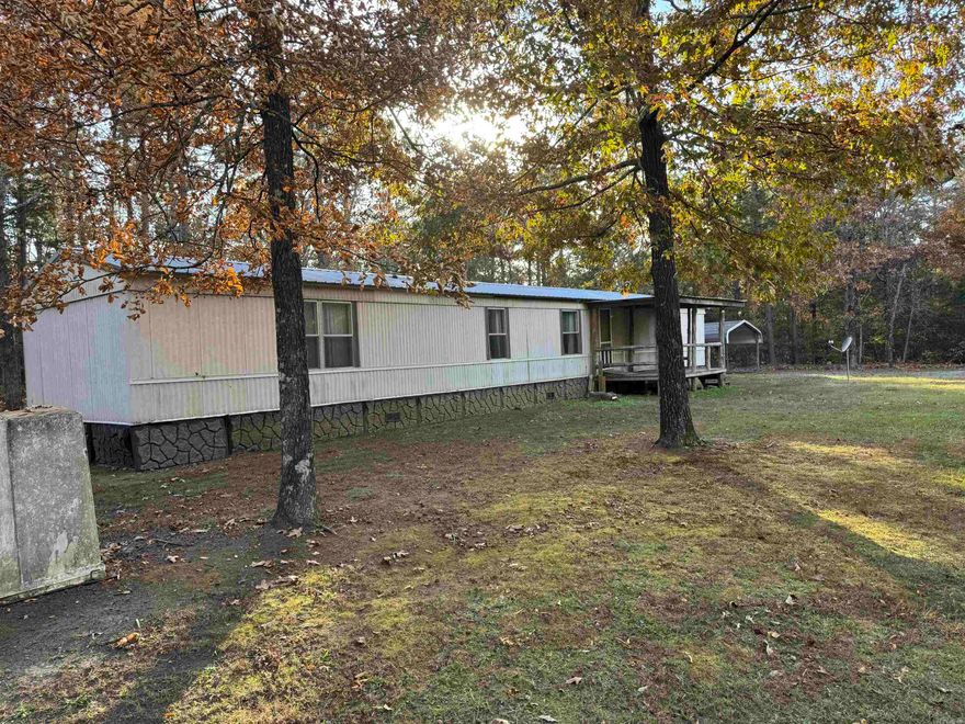 Newly remodeled mobile home on a little more than a half acre lot. Inside features new wood trim and solid wood doors and cabinets. New kitchen appliances, all new vinyl plank flooring. Two-car carport and storage building stay. Washer and dryer stay. Close to Sugarloaf Marina. At the end of a dead-end road with lots of privacy and very little traffic. This would make a great full-time home, weekend home, or vacation rental. Seller making improvements to qualify it for traditional financing. Make your appointment today to view in person.