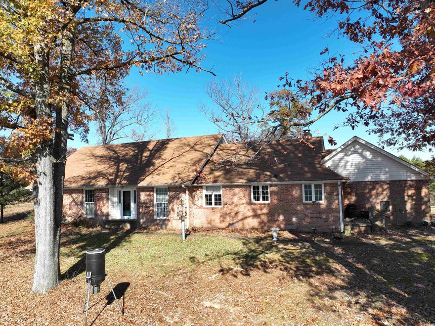 HOUSE ON THE HILL! 2500 plus Sf 2 story home with updated kitchen, 3 Bedrooms, Formal Dining Room, Living Room, Great Room and Library.  4 Full Bath and 1 Half Bath!  2 shops.  1 with bathroom.  Lean-to shed for equipment or storage.  Site built fireplace with wood pellet insert. Large 2 car attached Garage.  22 plus acres of pasture with Highway 278 frontage. Close proximity to the Cossatot River State Park, Howard County Wildlife Management Area and the Tri-Lakes (Gillham, Dierks, Dequeen) for unlimited outdoor adventures.  27 miles to Mena. 22 miles to Dequeen. 50 miles to Hochatown, OK.  Being Sold "As Is, Where Is".  Exact acreage to be determined by survey.  Additional acreage available.  See map for proposed property lines in virtual tour.