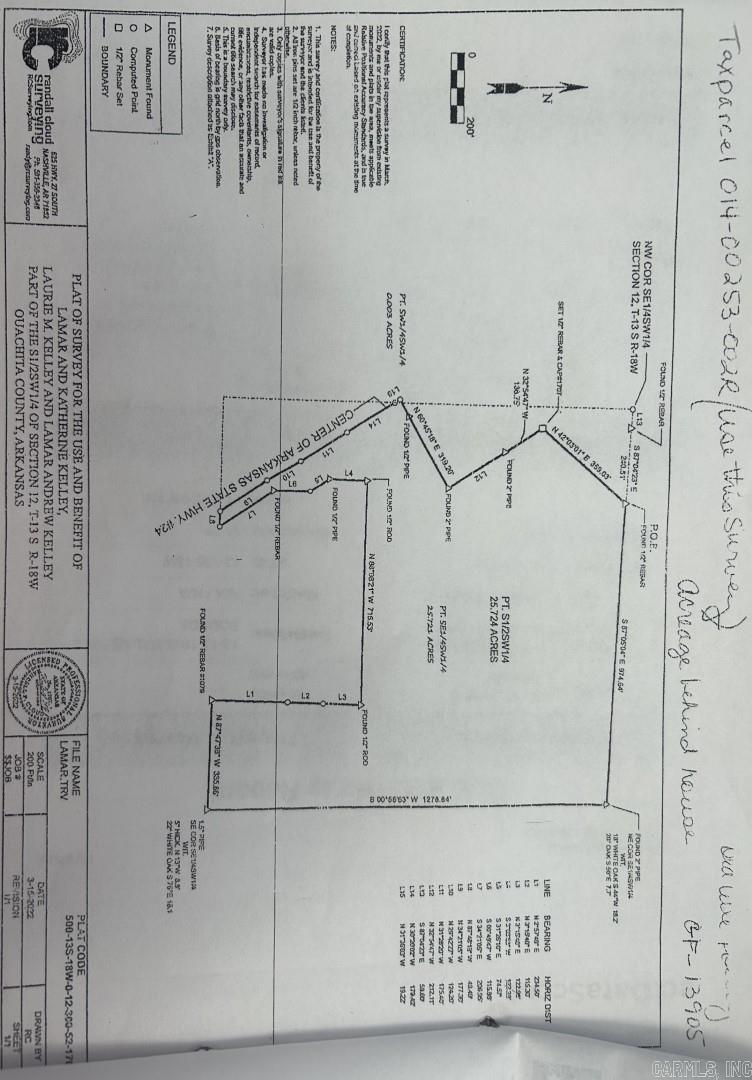 25.72 acres of Hilly land. Has a spot ready for a house to be built or moved in. Great area for recreational use.