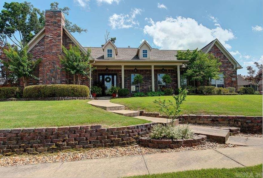 Sitting on the secluded covered patio, lounging in your lovely saltwater pool, or cooking in this wonderful chef's kitchen are just a few of the amenities in this one! Beautiful high ceilings, hardwood floors, lots of crown molding. 4BR's/3BA's- 1 BR & BA apart, perfect for in-laws or guests. Bonus room or office, 2 fireplaces, whole house generator. Agents - see feature list for more info.