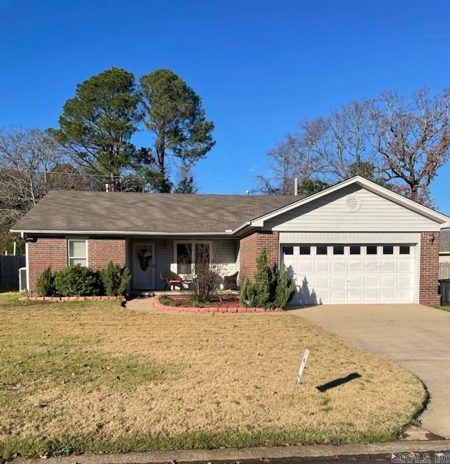 Discover a truly special home tucked away in a peaceful cul-de-sac—quiet, private, and yet minutes from everything you need! This immaculate gem offers the perfect blend of comfort, convenience, and character.  Step inside and fall in love with the huge 15’ x 21’ bonus room right off the living room—an incredible space that can transform into anything you dream of: a bright sunroom, an energizing exercise area, a fun playroom, a computer/workspace, or the ultimate entertainment zone!  Enjoy a welcoming split-bedroom layout, featuring a master suite with double sinks and two spacious walk-in closets—your own little retreat.  The backyard is a true highlight—fully fenced and backing up to a peaceful greenbelt for extra privacy. Plus, there’s a 12’ x 12’ custom-built storage building, perfect for tools, hobbies, or extra storage.