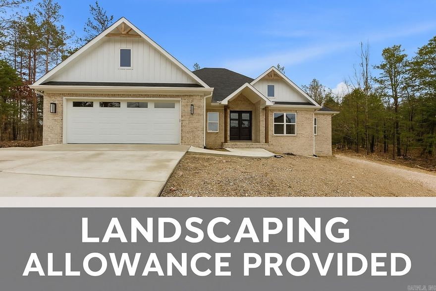 Welcome to 16 Soldado Lane — a beautifully designed brick home perfectly positioned across the street from the prestigious Isabella Golf Course in Hot Springs Village. This modern, move-in-ready property offers timeless appeal and thoughtfully curated finishes throughout.  Inside, you’ll enjoy an inviting living area with a cozy fireplace, a chef-friendly kitchen featuring a gas stove, convection oven, microwave, and a spacious walk-in pantry. The convenient mudroom and laundry room add everyday functionality.  With today’s most desirable finishes, this home blends comfort and style effortlessly. Whether you’re relaxing indoors or taking in the peaceful surroundings, this property delivers the perfect combination of quality and location. This home has a $10,000 landscaping allowance for you to customize the outdoor space to your vision! Come experience easy, refined Village living.