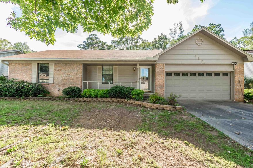 Step into this freshly painted and carpeted, charming 3-bed, 2-bath nestled in the heart of Sherwood, AR. Picture-perfect living awaits with a spacious vaulted ceiling living room, ideal for family gatherings or cozy nights in front of the gas fireplace. The kitchen and dining combo offer ample space, with newer, side by side refrigerator that conveys. Discover three perfectly sized bedrooms, each offering comfort and tranquility. This home is complete with two-car garage, making every arrival a breeze.  You'll have a canvas ready for your personal touch. Tucked away on a serene street in an established neighborhood, tranquility is your neighbor. Step outside to a fully fenced sprawling backyard that includes a patio for outside dining and a convenient storage shed for all your outdoor essentials.  Don't miss this opportunity to make memories in this amazing home. Agents please read remarks.
