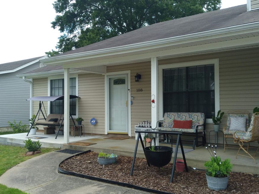 Come Home to this 3-bedroom, 2-bathroom dwelling that has easy access to the freeway. This home has many updates in the last few years. All new appliances in the kitchen, wood floors in the living areas, new carpet in the bedrooms, updated kitchen cabinets, fresh paint, garage door opener, Newer HVAC and Generator.  Even the roof siding and gutters are in good condition.  Relax on the front porch or enjoy the sunroom or separate patios in the backyard. Oh yes, you have plenty of space to store items in the storage building.  The Refrigerator and mounted TV's will convey with the property.