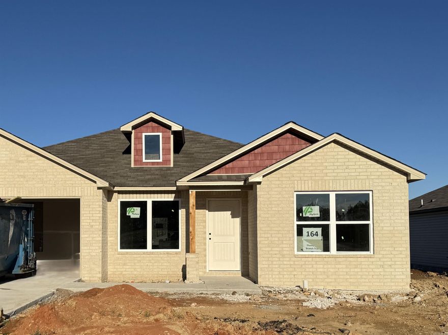 Discover the captivating Carnegie II plan, distinguished by its inviting covered entryway and beautifully landscaped front yard that exudes curb appeal. This thoughtfully designed home encompasses 4 bedrooms and 2 bathrooms, providing ample space for comfort and privacy. The spacious living room offers a welcoming environment for relaxation and gatherings. The kitchen is a chef's delight, equipped with energy-efficient appliances, abundant counterspace, and a convenient pantry for storage. The adjacent laundry room, situated just off the garage, ensures practicality for families of any size. The master suite includes a luxurious walk-in closet, enhancing the home's appeal and functionality. Explore more about this remarkable home today!   **SEE SHOWING REMARKS & AGENT REMARKS FOR IMPORTANT INFORMATION**