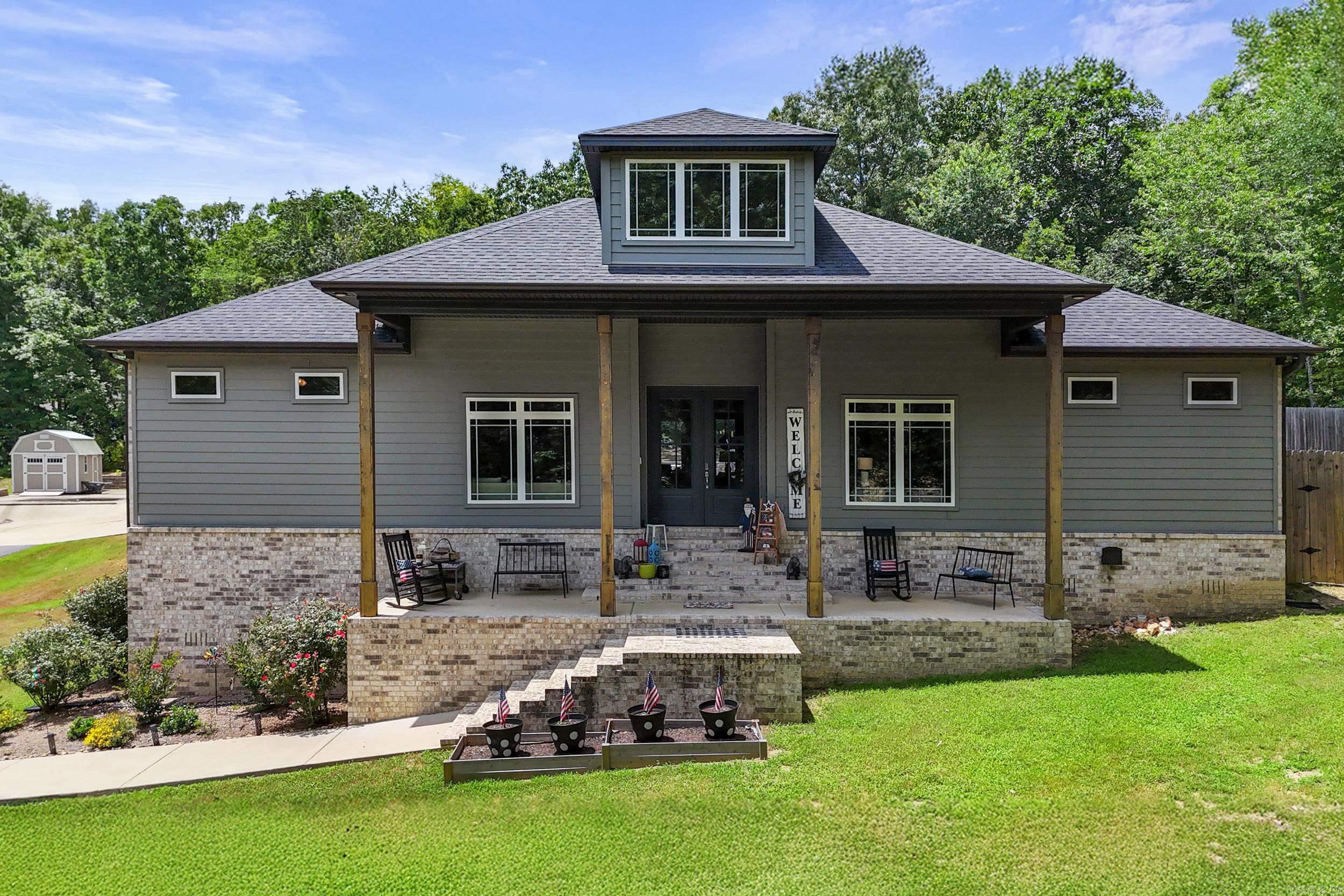 A true custom build by the esteemed builder Jeremiah Oltmans. Over 3500sqft all on one level. 3 of the 4 bedrooms have their own bathroom suite. Open Floor plan combines kitchen, living room, and dining space. Bonus room can be used as an office or a flex space. Formal dining space currently used as a second sitting area. Fully covered back porch overlooking the massive custom pool. The secluded 1.66 acres are protected behind the private gates of the IVEY ESTATES. The details of this house are amazing. From the wood beams to the custom tile work this house is perfection.