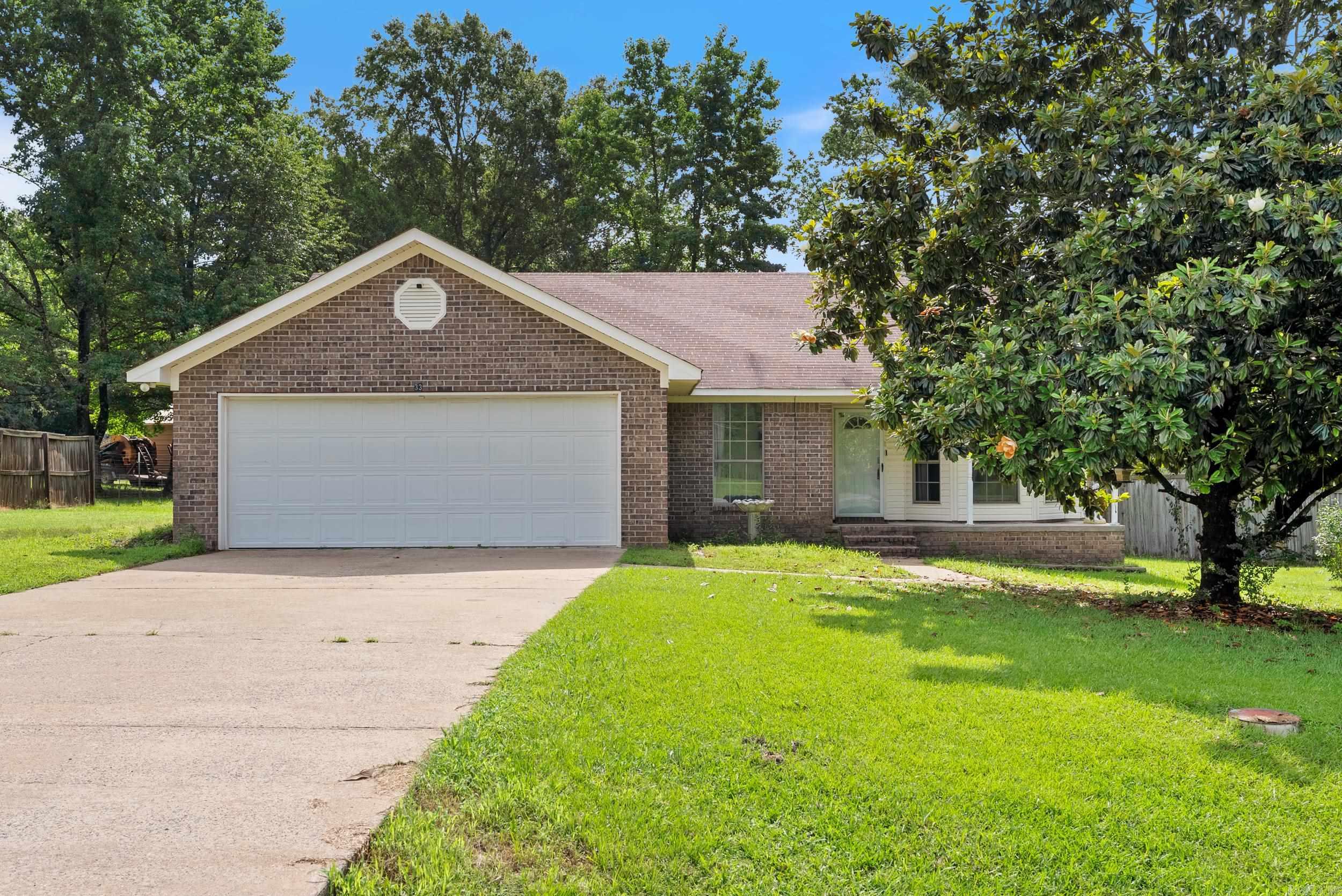 Adorable home on large corner lot just outside Conway city limits! You're welcomed by the perfect front porch with bay window and then a vaulted ceiling in the family room. Sellers freshened the paint, including the kitchen cabinets, installed beautiful LVT floors, and added LED can lights featuring a night light option. This home is in the USDA Rural Development loan eligible area. Seller is providing buyers a 1 year Simple Buyers Home Warranty with 2-10 Home Warranty!