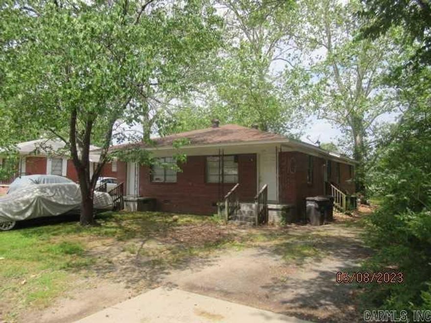 Nice Investment Opportunity, both units currently occupied.  Property Being Sold AS IS WHERE IS. No Sellers Property Disclosure