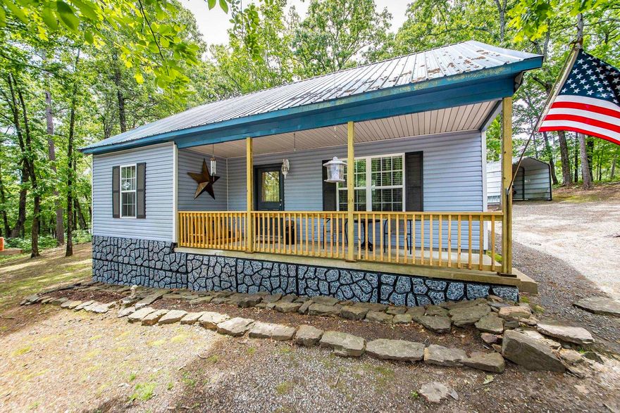 Seller moved out of his home town to be by the lake , but realized he really needs to be back home close to his family & grandkids....  An affordable lake house that checks a lot of the boxes... 1. Close to Lacey's Marina or Sugarloaf Marina 2) Close to a public boat ramp 3)New HVAC package unit (inside & outside units) replaced in June 2023 4) Corner Lot on 1.05 acres +/-  5) Carport  6) All of the kitchen appliances, washer, & dryer all stay   7) Covered Front & back porch 8)Firepit area 11)Most of the furniture items will stay inside (minus a few personal pieces sentimental to seller that he will keep) & all outside patio furniture stays  10) LVP flooring throughout (easy to clean). 11) Power is ran to the carport