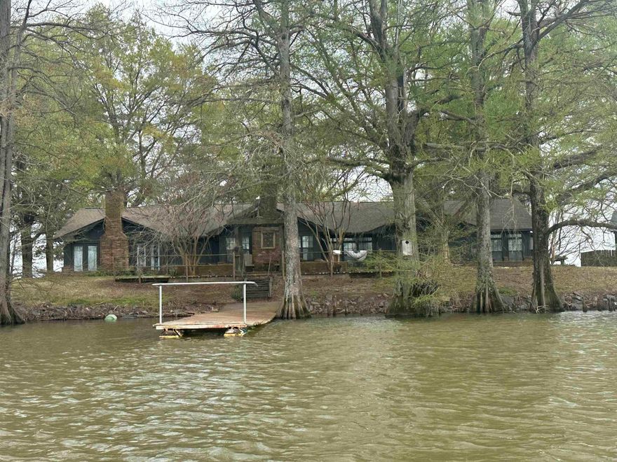 Lake front home in Desha County, and just a few miles from the Lincoln and Arkansas County lines, this waterfront home offers privacy and scenic lake views. Only 1/2 mile from the Arkansas River. The property sits directly at the water’s edge with fishing rights being conveyed by deed, subject to Silver Lake Fishing Club rules. Interior features include waterproof luxury vinyl flooring (approximately 3 years old), fresh interior paint, crown molding, and a built-in surround sound system. The kitchen is equipped with a Thermador 48” stainless steel gas range with six burners, double ovens, and griddle, a Thermador refrigerator with bottom freezer, Bosch dishwasher, and black granite countertops with white veining. The home offers three full bathrooms and two fireplaces.a 33x25 garage. it also has an on demand generator for the home. New doors and windows have been installed within the past couple of years.