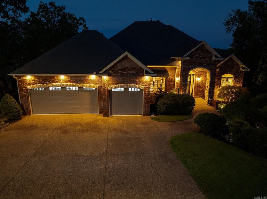 Beautiful Lake Isabella Home with views of Isabella Golf Course. Enjoy the peaceful views from all living areas and bedrooms in this one owner custom built home by Ben White. Upper level includes great room, formal dining, breakfast area, hearth room with fireplace, kitchen with granite countertops, Sub Zero refrigerator, cherry cabinetry, wall oven, surface range, microwave, new dishwasher and separate ice maker. Office with Murphy bed, closet and access to  bathroom. Primary bedroom with deck access and en suite includes large jetted tub, separate shower, dual sinks and toilet room. Walk in closet with built ins. New LVT flooring throughout upper level with tiled baths and laundry. Lower level boasts three bedrooms with lake views and  three full baths. All bedrooms have deck access. Large storage room downstairs. New aluminum decking upper deck. Lower level covered deck. Oversized, 22 foot deep three car garage with Polyurea floor coating. Outdoors enjoy the stunning, professionally landscaped areas by Bennett Brothers, fire pit and swim dock. Sq Footage not reflected in tax records, buyers encouraged to measure.  Roof will be replaced  Sept. 2024. Agents See Remarks.