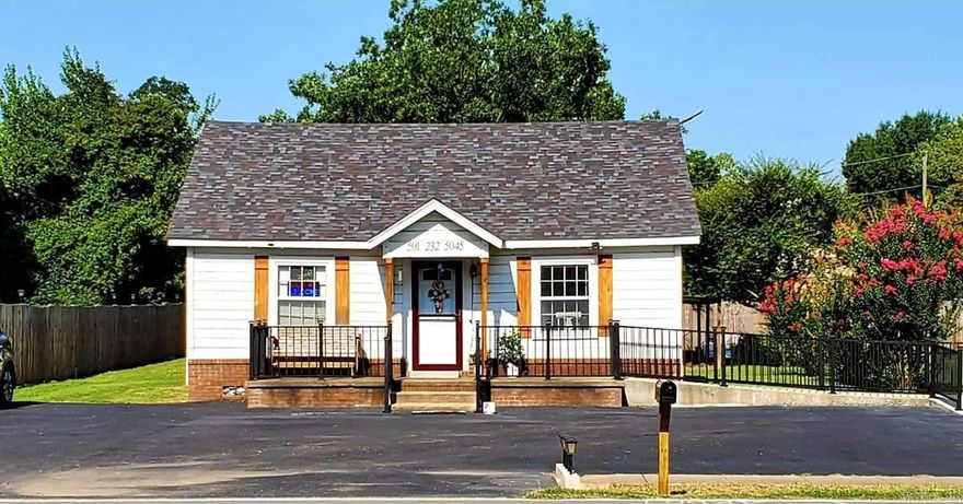 Awesome business space on a huge corner lot in busy Beebe, close to Downtown, Library, Schools and just minutes to Freeway. Don't miss this opportunity to make this your business location. New roof April 2023.  agents see remarks