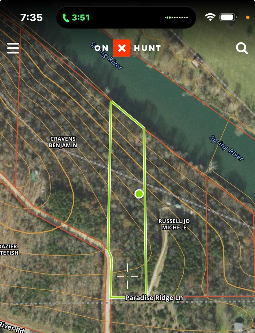 Riverfront property in Hardy Arkansas, Sharp county AR. This offers the buyer a blank, tree covered canvas to build or use for recreational. Suitable for Archery hunting ONLY! Lot is mostly likely buildable contingent on percolation test, offers approximately 200' of Spring river front. Mostly private. There are some residential property in this same area. Power would be available. Top portion of lot would be out of danger of flood and offer a spectacular view of river. Some steepness to access river but does have a nice plateau near river for riverside enjoyment. Vacant look for signage. No survey on file. Corner lot with country road frontage on Hillcrest and Paradise ridge. Old Mobile home not inhabitable on property at no value and will convey. possible repurpose some materials from the mobile?? Current seller will not remove it.