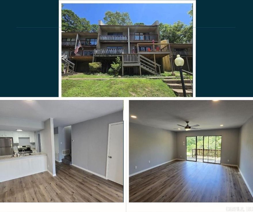 New to the market is this beautifully remodeled condo, located just behind a fantastic pool, pickleball court, and tennis courts! It's far enough away to avoid noise but close enough to walk to. Enjoy a new HVAC system, flooring, carpet, laminate, paint, lighting fixtures, bathroom and kitchen counters, and washer & dryer hookups. Start your day at the charming breakfast bar and spend your afternoons by the nearby swimming pool. Bring your trailer and SxS—trailer parking is available, and you can explore 100 miles of hiking, SxS, and UTV trails leading to creeks and waterfalls. Did I mention the brand-new pickleball court? Call today for your tour!