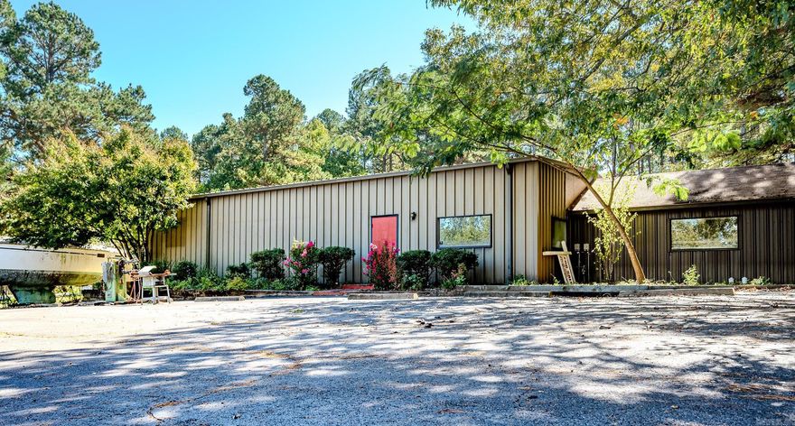 This Building and Land is ready to start your own Business! Great Location with lots of area (4.30 acres m/l) and Square Footage! The building runs on Natural gas, is equipped with 3 phase/220 electrical. There is a Lift that will convey with the property as well and a 25hp compressor! It is on septic, and has a DEEP well. Owner has newly remodeled the kitchen with adjoining bathroom (brand new water heater!) and pantry. This Business could be livable with all the upgrades and adjoining separate living space. New paint on all the interior walls! This is a diamond in the rough opportunity for the right person! Owner Financing available with approved credit. (see agent remarks for additional financing information).  The 4.30 acres allows the Owner to have many options for different Businesses!